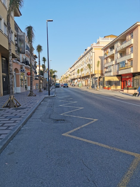 Uitzicht op de straten van La Cala del Moral