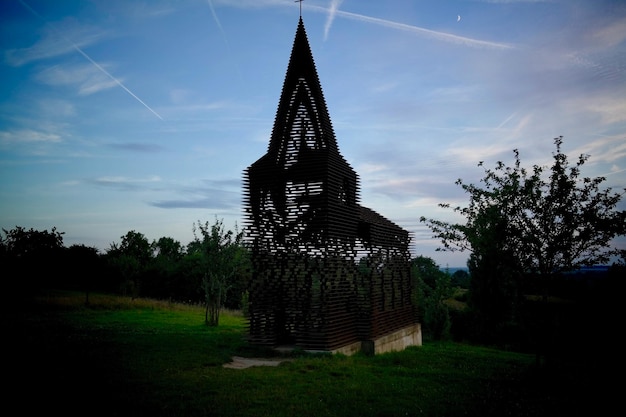 Foto uitzicht op de tempel tegen de lucht