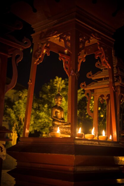 Foto uitzicht op de tempel