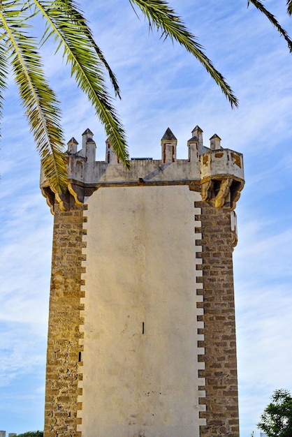 Uitzicht op de Torre Guzman in de stad Conil de la Frontera, Cadiz, Spanje.