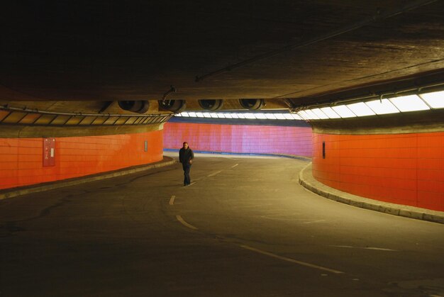 Uitzicht op de tunnel