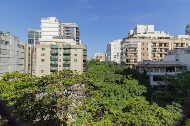 Uitzicht op de wijk Ipanema in Rio de Janeiro, Brazilië.