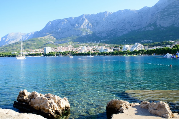 Uitzicht op de zee in Kroatië