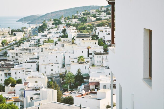 Uitzicht op de zeekust en de stad Bodrum Image