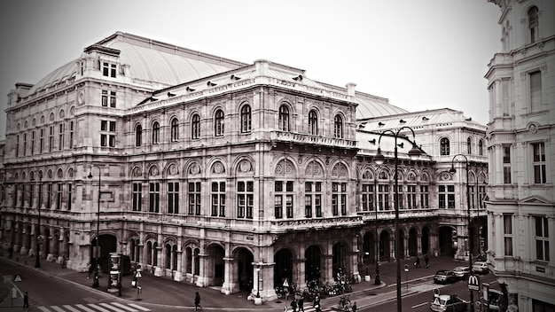 Foto uitzicht op een oud gebouw in de stad