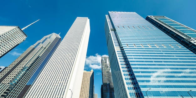 Uitzicht op gebouwen in Chicago, Verenigde Staten