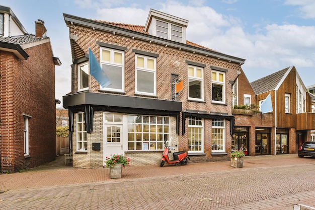 Uitzicht op gebouwen in de stad
