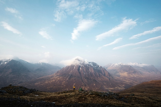 Uitzicht op glen coe in schotland