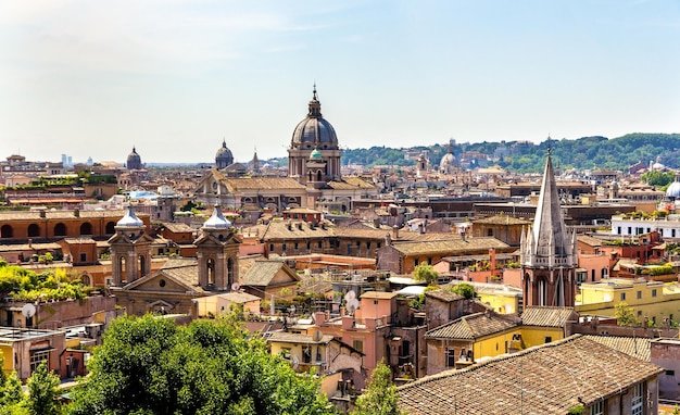 Uitzicht op het historische centrum van Rome, Italië