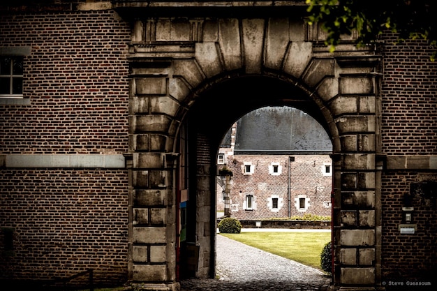 Foto uitzicht op het historische gebouw