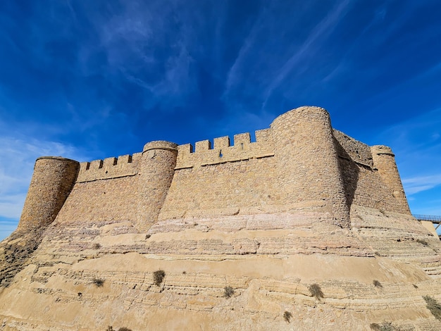 Uitzicht op het kasteel Chinchilla de Montearagn in de provincie Albacete