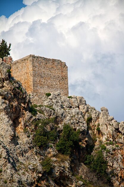 Uitzicht op het kasteel van Alanya