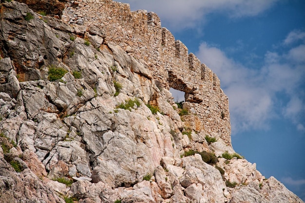 Uitzicht op het kasteel van Alanya