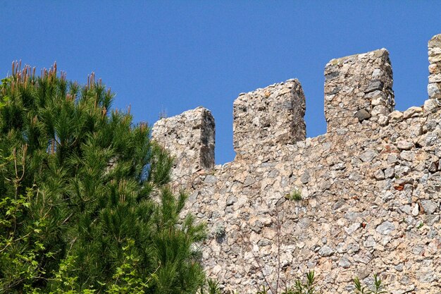 Uitzicht op het kasteel van Alanya