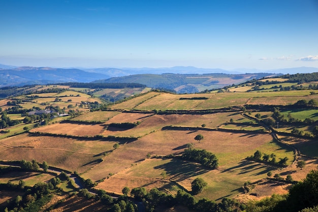 Uitzicht op het landschap van Galicië