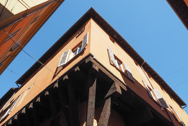 Foto uitzicht op het oude stadscentrum in bologna