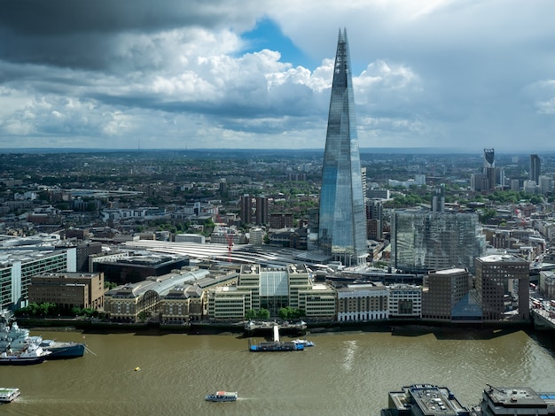 Uitzicht op het Shard-gebouw in Londen