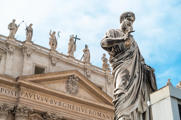 Uitzicht op het Sint-Pietersplein in Vaticaanstad