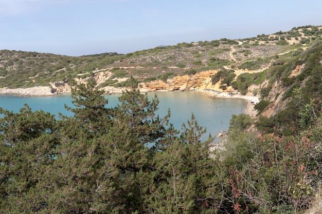 Uitzicht op het strand Kreta Griekenland