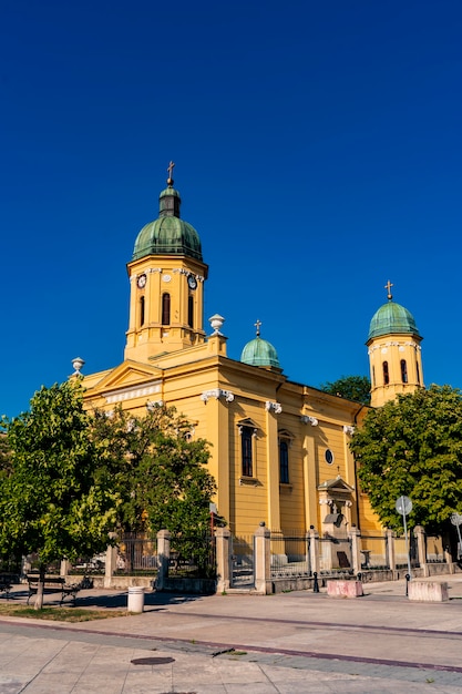 Uitzicht op Holy Trinity Church in Negotin, Oost-Servië