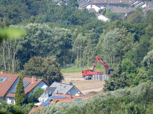 Foto uitzicht op huizen en bomen