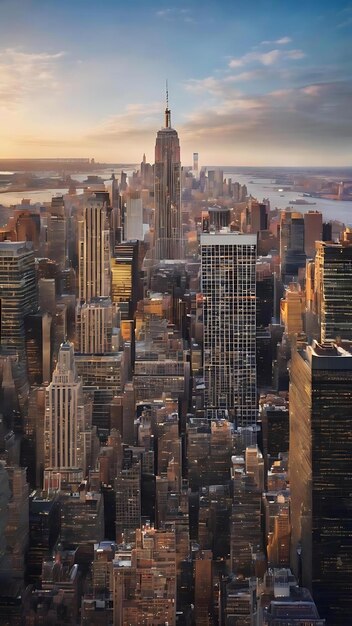 Uitzicht op New York City, VS