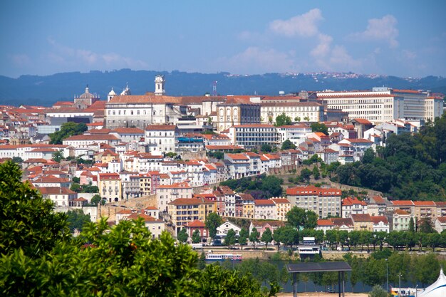 Uitzicht op stad Coimbra, Portugal