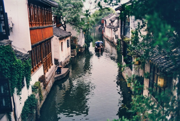 Foto uitzicht op suzhou