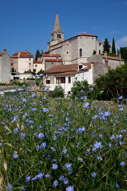 Uitzicht op Valle, Bale in Istrië. Kroatië