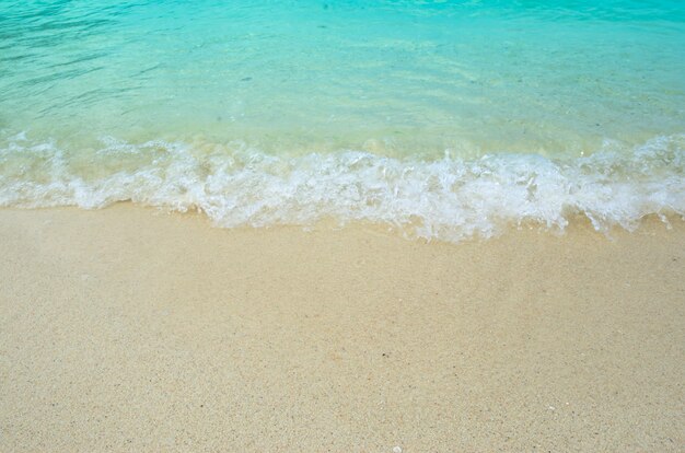 uitzicht op zee en zand in vakantietijd, reizen Thailand, Lipe Koh.