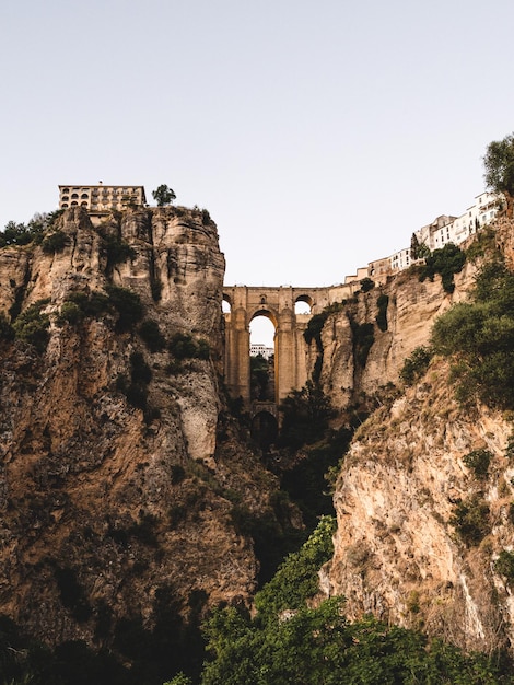 Uitzicht vanaf de straten van Ronda, Malaga, Spanje