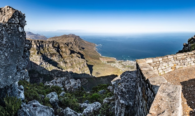 Uitzicht vanaf de Tafelberg Kaapstad