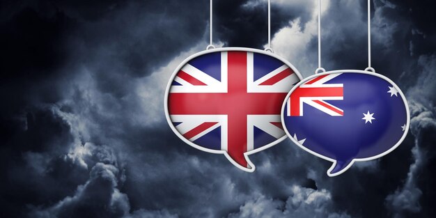 Uk and australia brexit negotiation talks d rednering