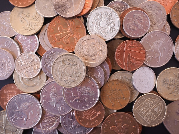 Photo uk pound coin