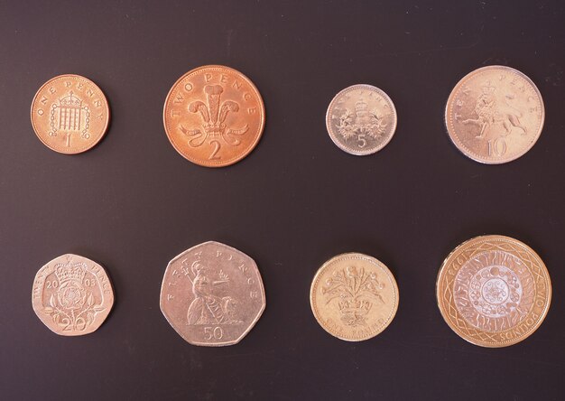 Photo uk pound coin