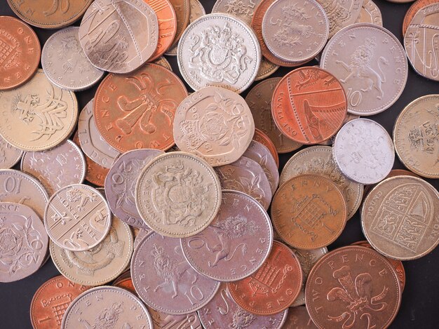 Photo uk pound coin