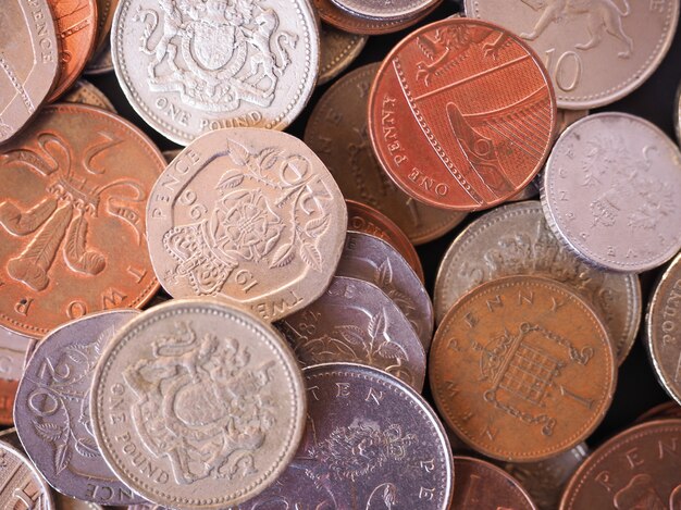 Photo uk pound coin