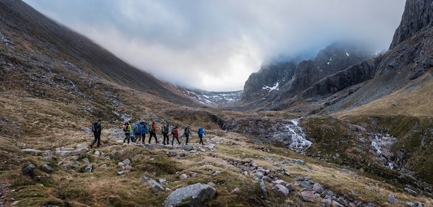 UK, Schotland, trekking in Ben Nevis