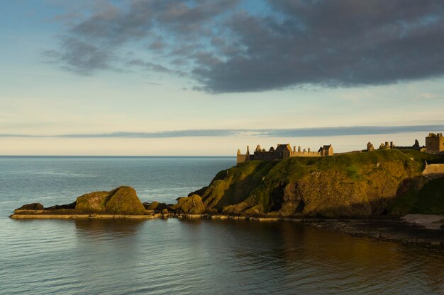 UK, Scotland, Stonehaven, Dunnottar Castle