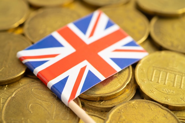 イギリス 国旗 金貨 金融 銀行