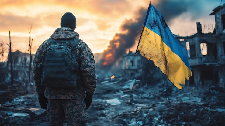 Фотография борьба украины за независимость среди конфликтов и разрушений