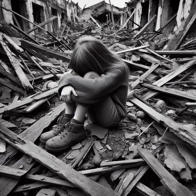 Photo ukraine war childhood grief