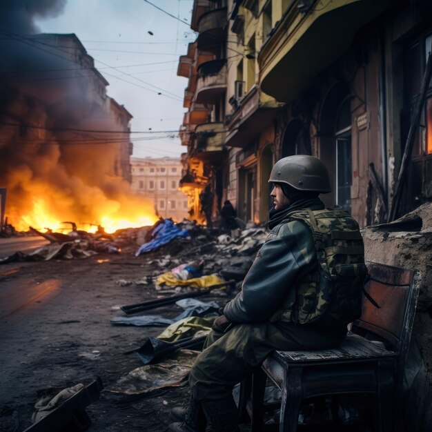 Ukraine war zone