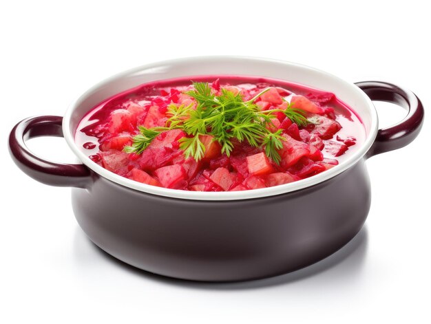 Ukrainian beet root soup borscht