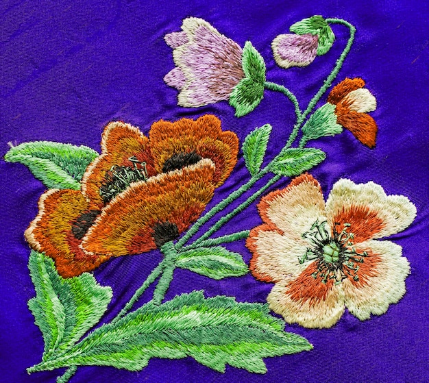 ウクライナの刺繡民芸品と工芸品