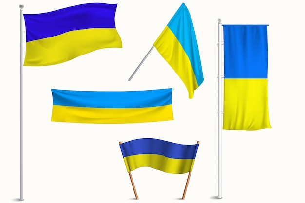 Фото Украинский флаг символ украины патриоты нация героев нация украинцев символ освобожденных