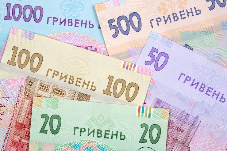 ウクライナのお金-グリブナのビジネス表面