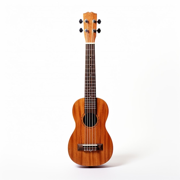 Ukulele met witte achtergrond hoge kwaliteit ultra hd