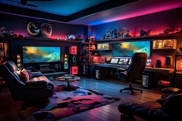 Ultieme Game Room Setup Generatieve AI