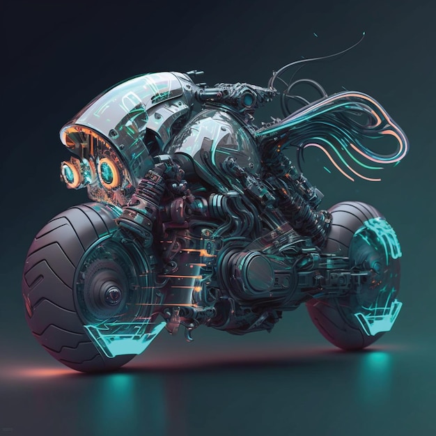 궁극의 사이버 오토바이 경험 초현실적인 디자인과 성능